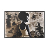 Wall Art Inspired by Kara Walke Matte Canvas, Black Frame