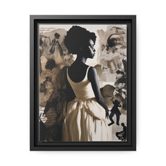 Wall Art Inspired by Kara Walke Matte Canvas, Black Frame