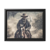 Cowboy II Matte Canvas, Black Frame