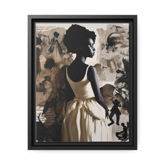 Wall Art Inspired by Kara Walke Matte Canvas, Black Frame