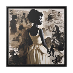 Wall Art Inspired by Kara Walke Matte Canvas, Black Frame