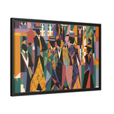 Renaissance I Matte Canvas, Black Frame