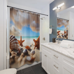 Beach Shower Curtains - Noire Faire
