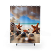 Beach Shower Curtains - Noire Faire