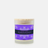 Berrylicious 11oz Frosted Glass Candle by Noire Faire - Noire Faire