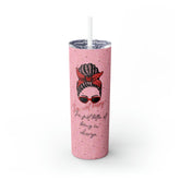 Boss Skinny Tumbler with Straw, 20oz - Noire Faire