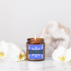 Calm & Collected Candle Amber Jar 4oz - Noire Faire