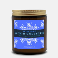 Calm & Collected Candle Amber Jar 9oz - Noire Faire