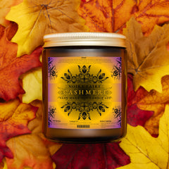 Cashmere 9oz Amber Jar Candle by Noire Faire - Noire Faire