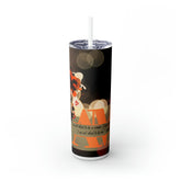 I AM Skinny Tumbler with Straw, 20oz - Noire Faire