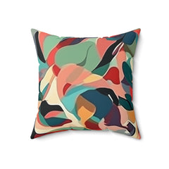 Noire Faire Abstract DS Paint Picaso Style Pillow - Noire Faire