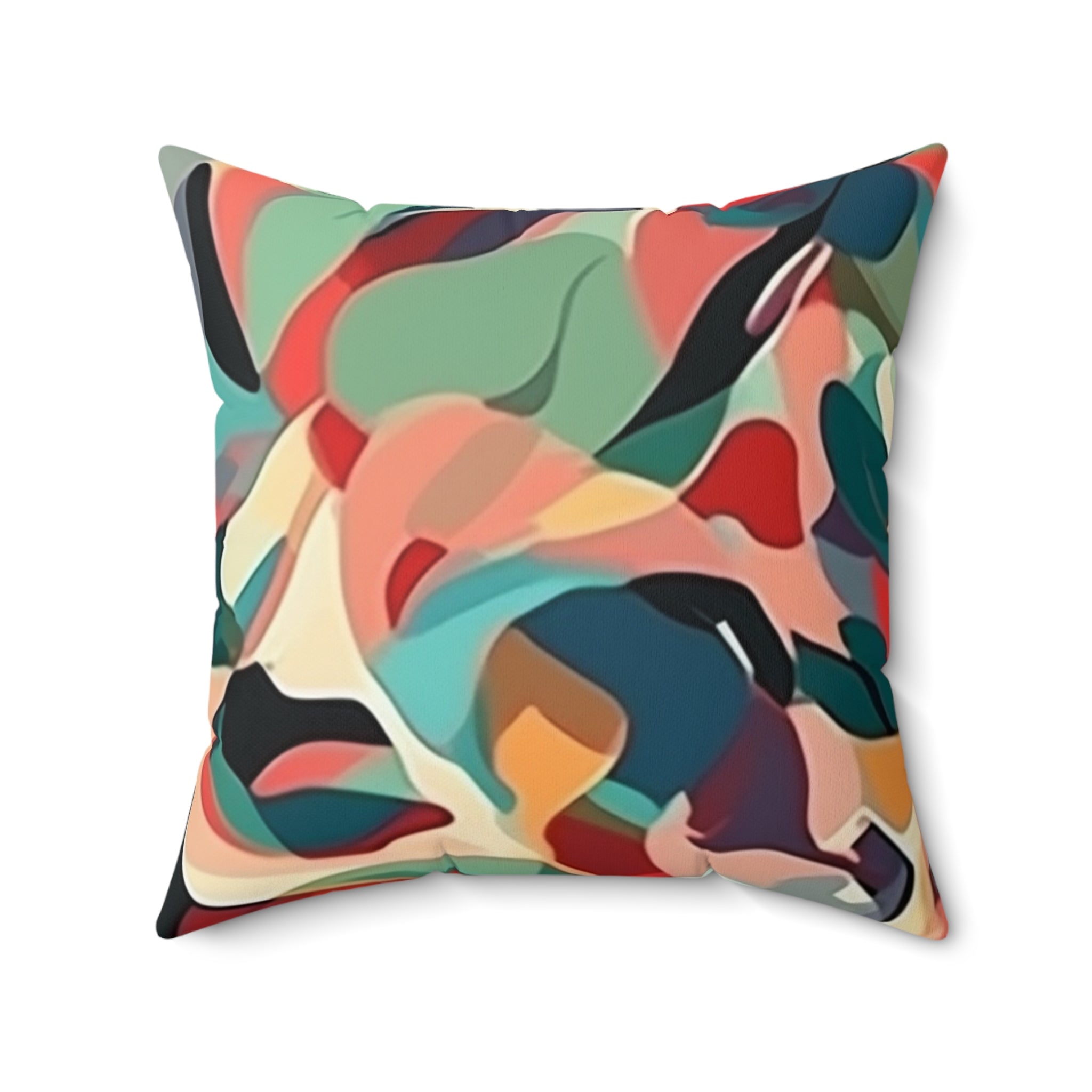 Noire Faire Abstract DS Paint Picaso Style Pillow - Noire Faire