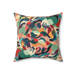 Noire Faire Abstract Paint Picaso Style Pillow - Noire Faire