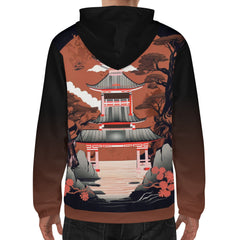 Noire Faire Afro Samurai Mens Lightweight Zipper Jumper Sweatshirt Hoodie - Noire Faire