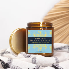 Ocean Breeze Candle Amber Jar 9oz - Noire Faire