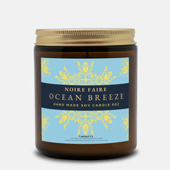 Ocean Breeze Candle Amber Jar 9oz - Noire Faire