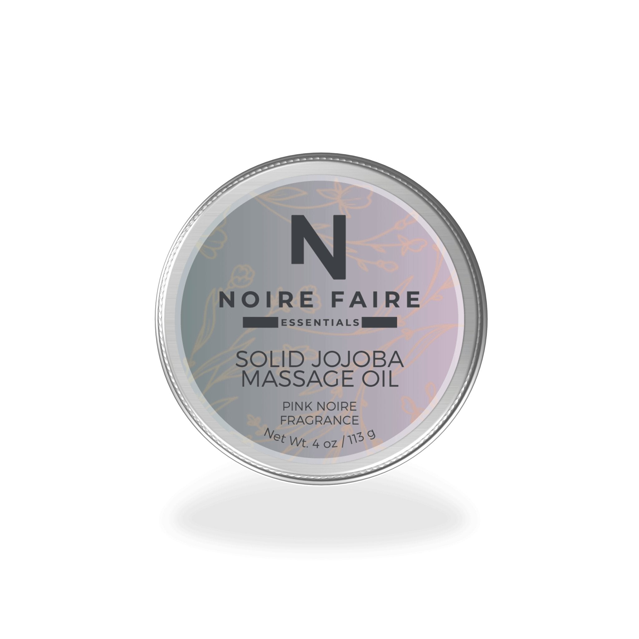 Pink Noire Solid Jojoba Massage Oil - Noire Faire