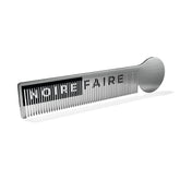 Stainless Moustache Comb - Noire Faire