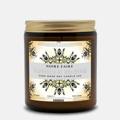 Vanilla Bloom 9oz Amber Jar Candle by Noire Faire - Noire Faire