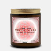 Winter Berry 9oz Amber Jar Candle by Noire Faire - Noire Faire