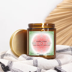 Winter Woods 9oz Amber Jar Candle by Noire Faire - Noire Faire