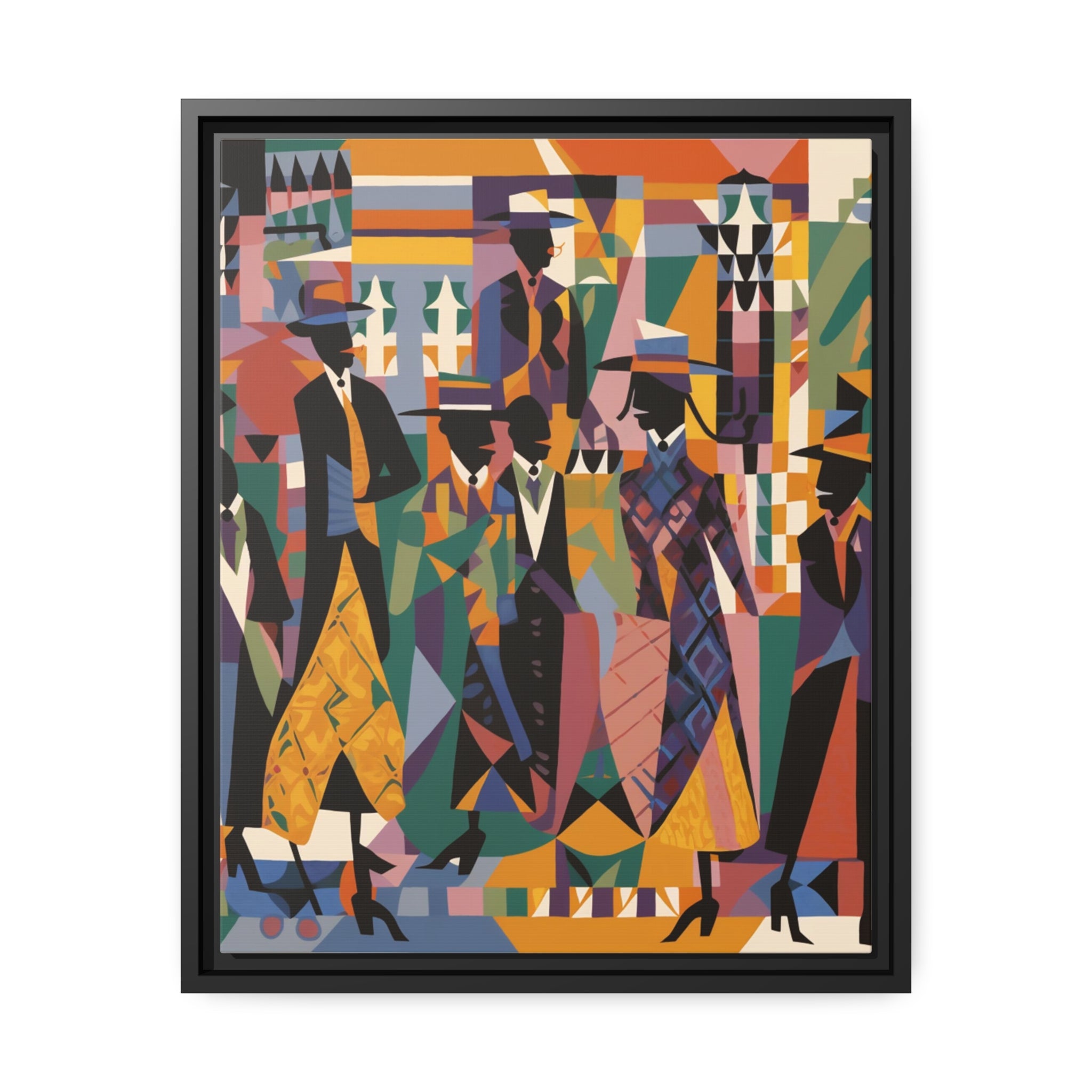 Renaissance I Matte Canvas, Black Frame