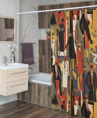 Black Art Shower Curtains - Noire Faire