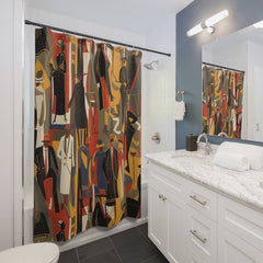 Black Art Shower Curtains - Noire Faire