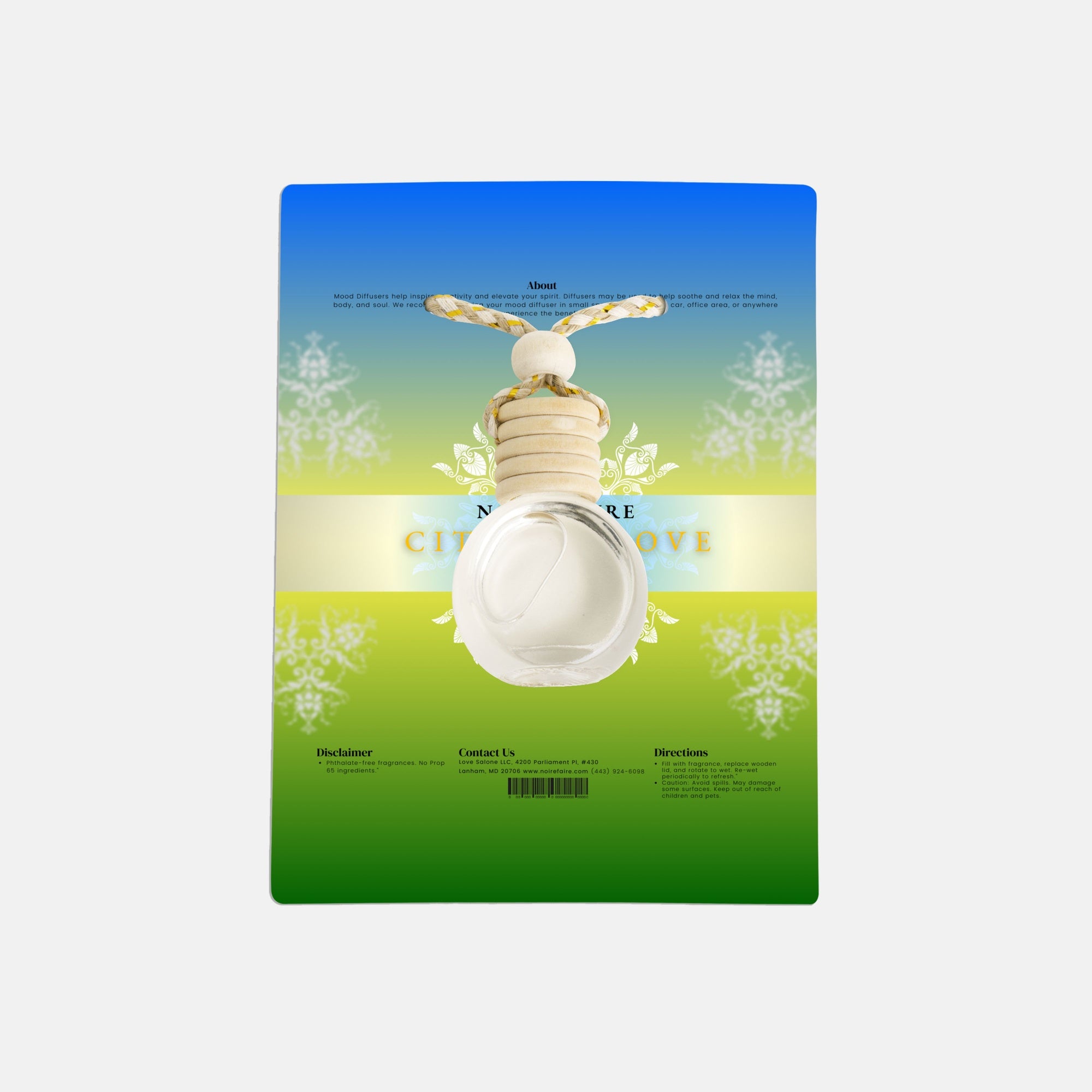 Citrus Grove Round Mood Diffuser by Noire Faire - Noire Faire