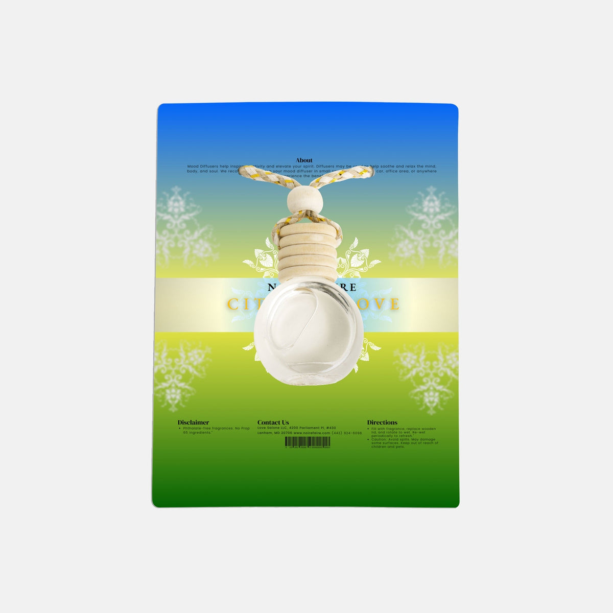 Citrus Grove Round Mood Diffuser by Noire Faire - Noire Faire