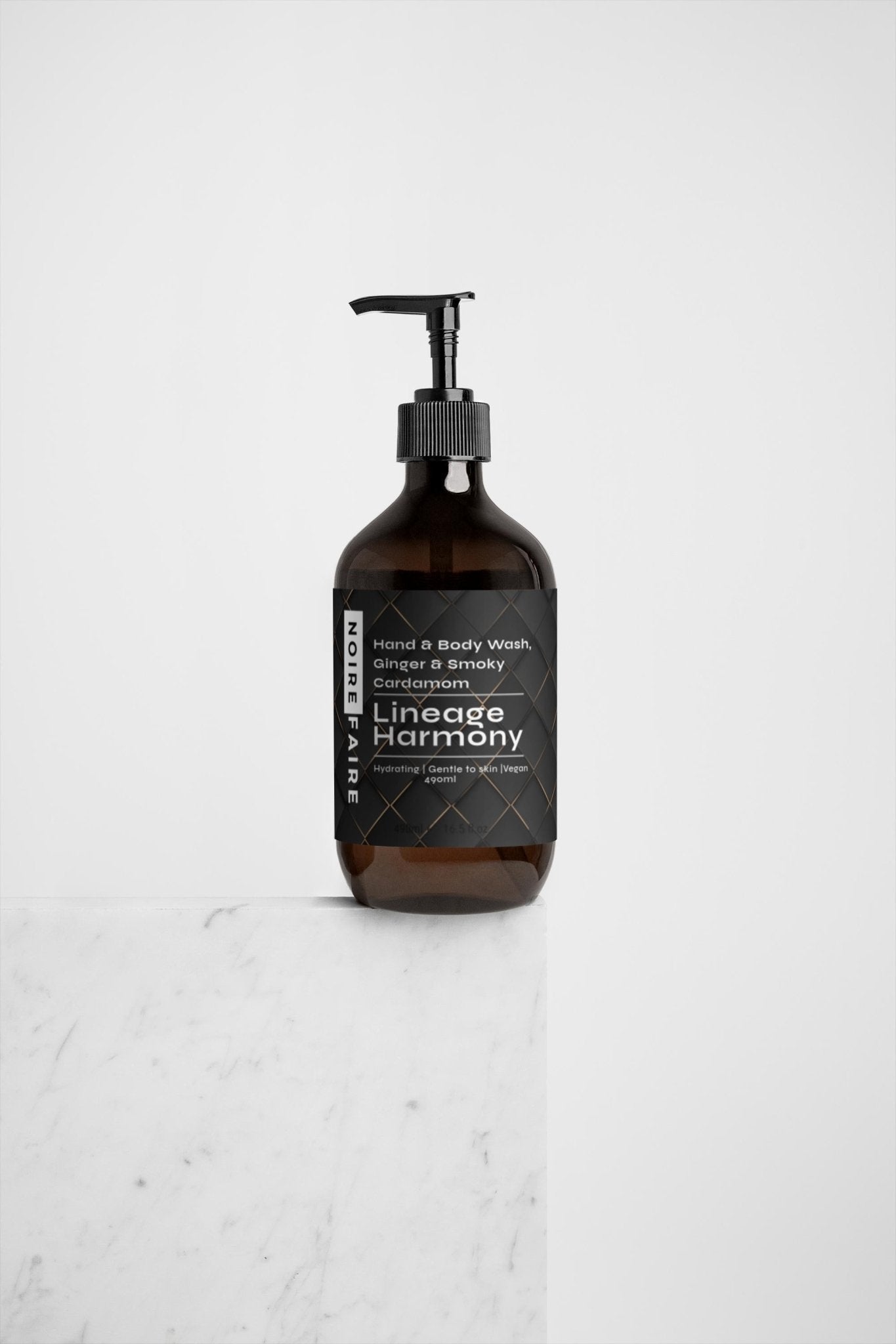 Lineage Harmony Hand & Body Wash, Ginger & Smoky Cardamom - Noire Faire
