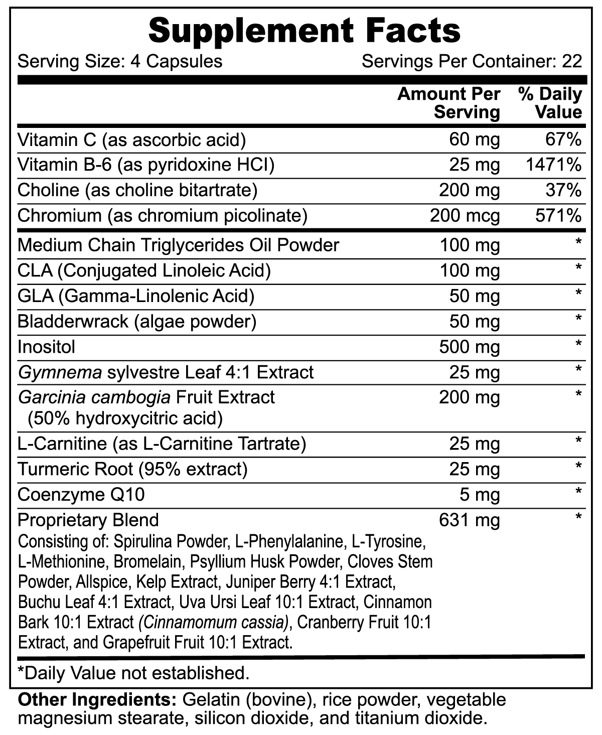 Midnight Oil Super Fat Burner with MCT - Noire Faire