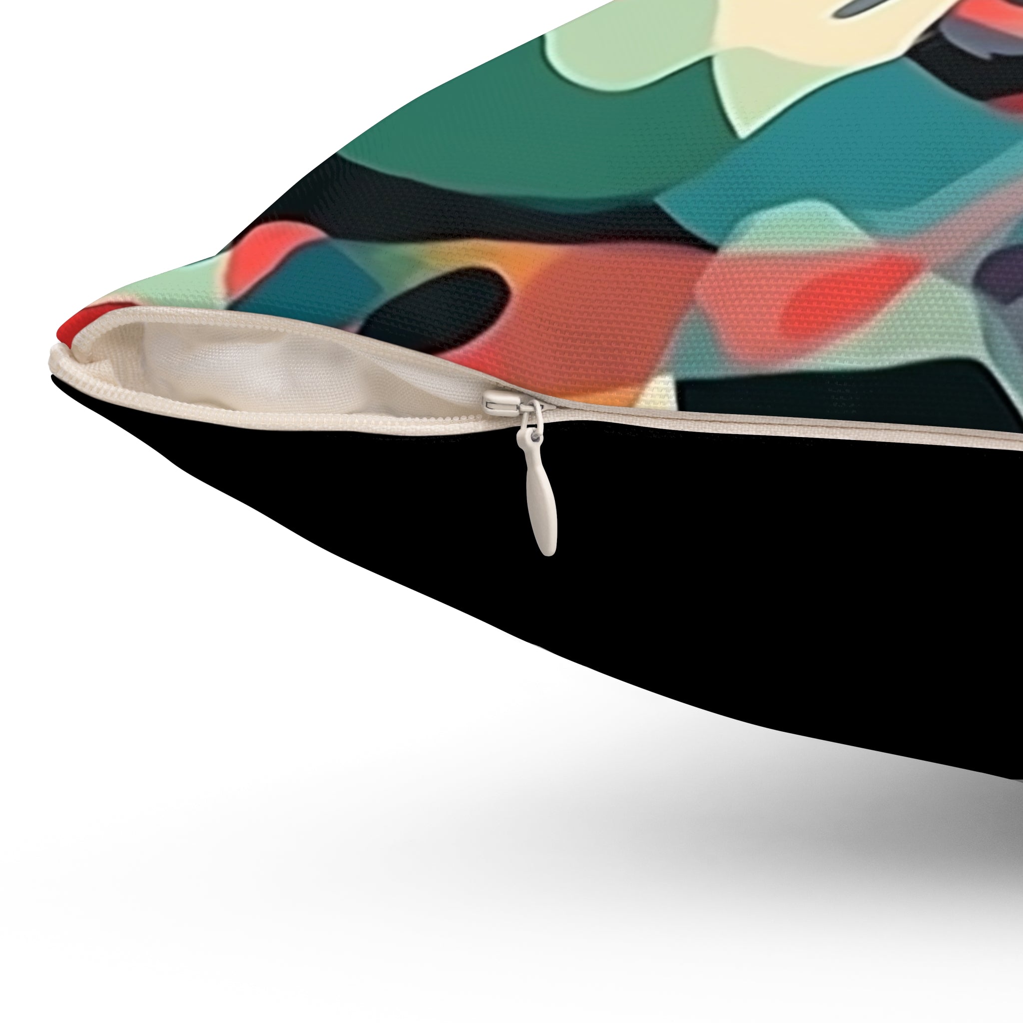Noire Faire Abstract Paint Picaso Style Pillow - Noire Faire