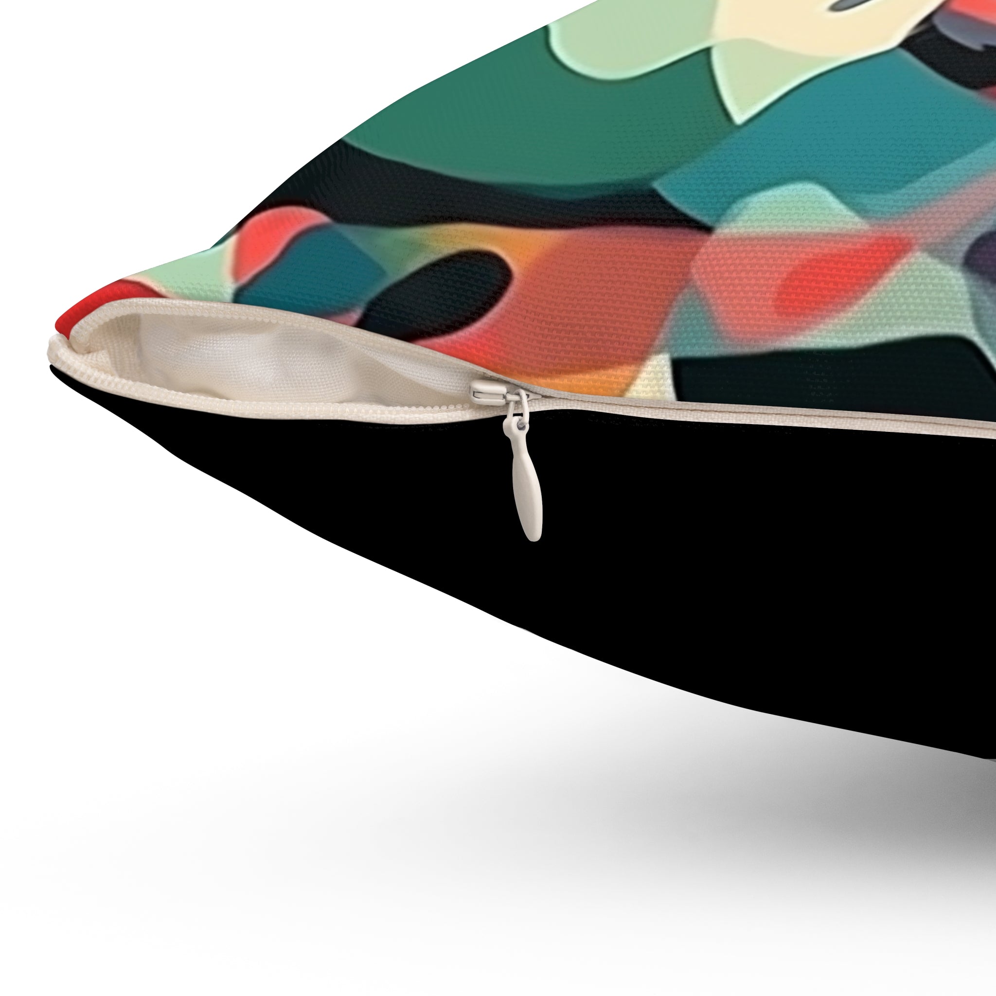 Noire Faire Abstract Paint Picaso Style Pillow - Noire Faire