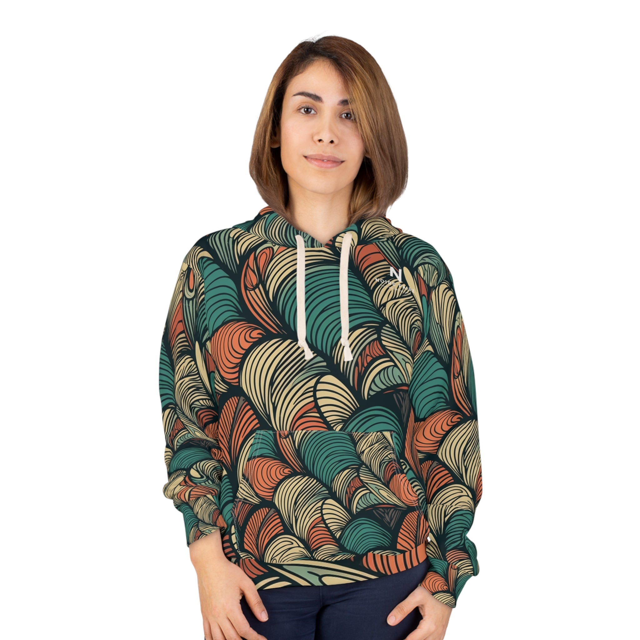 Noire Faire Abstract Pullover Hoodie - Noire Faire