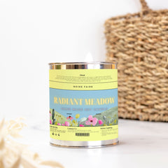 Radiant Meadow Candle Paint Can (Hand Poured 16 oz.) - Noire Faire